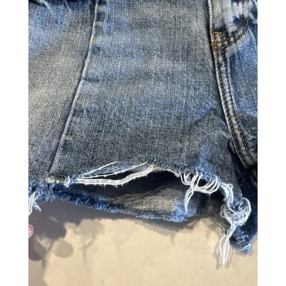 ZARA Women’s Size 4 Distressed Cut Off Shorts Embroidered Sexy Festival Boho - Picture 6 of 11